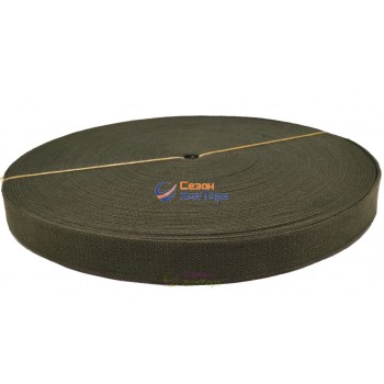 Лента хлопчатобумажная хаки 3,5см/50м 